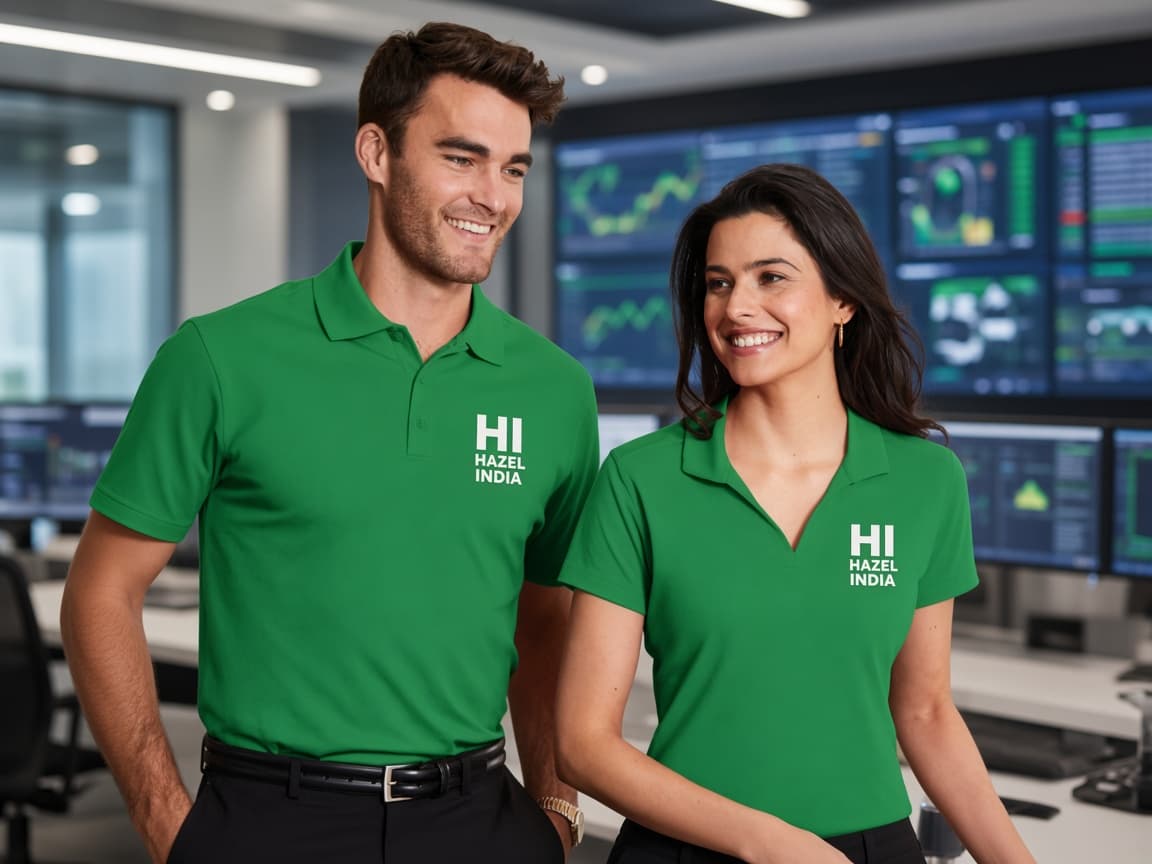 Hazel India IFM supervisors in green HI uniforms
